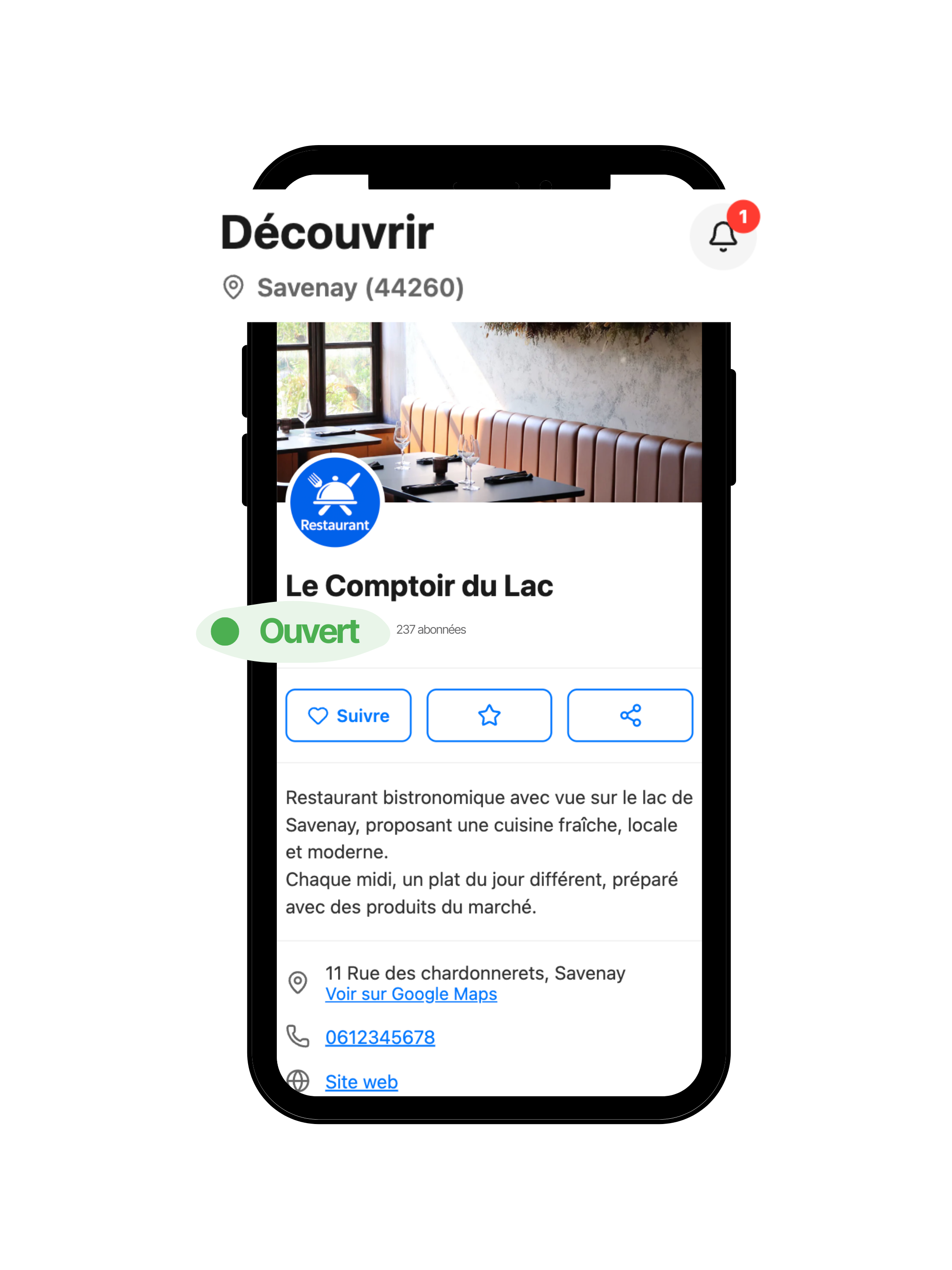 Créer votre profil commerce